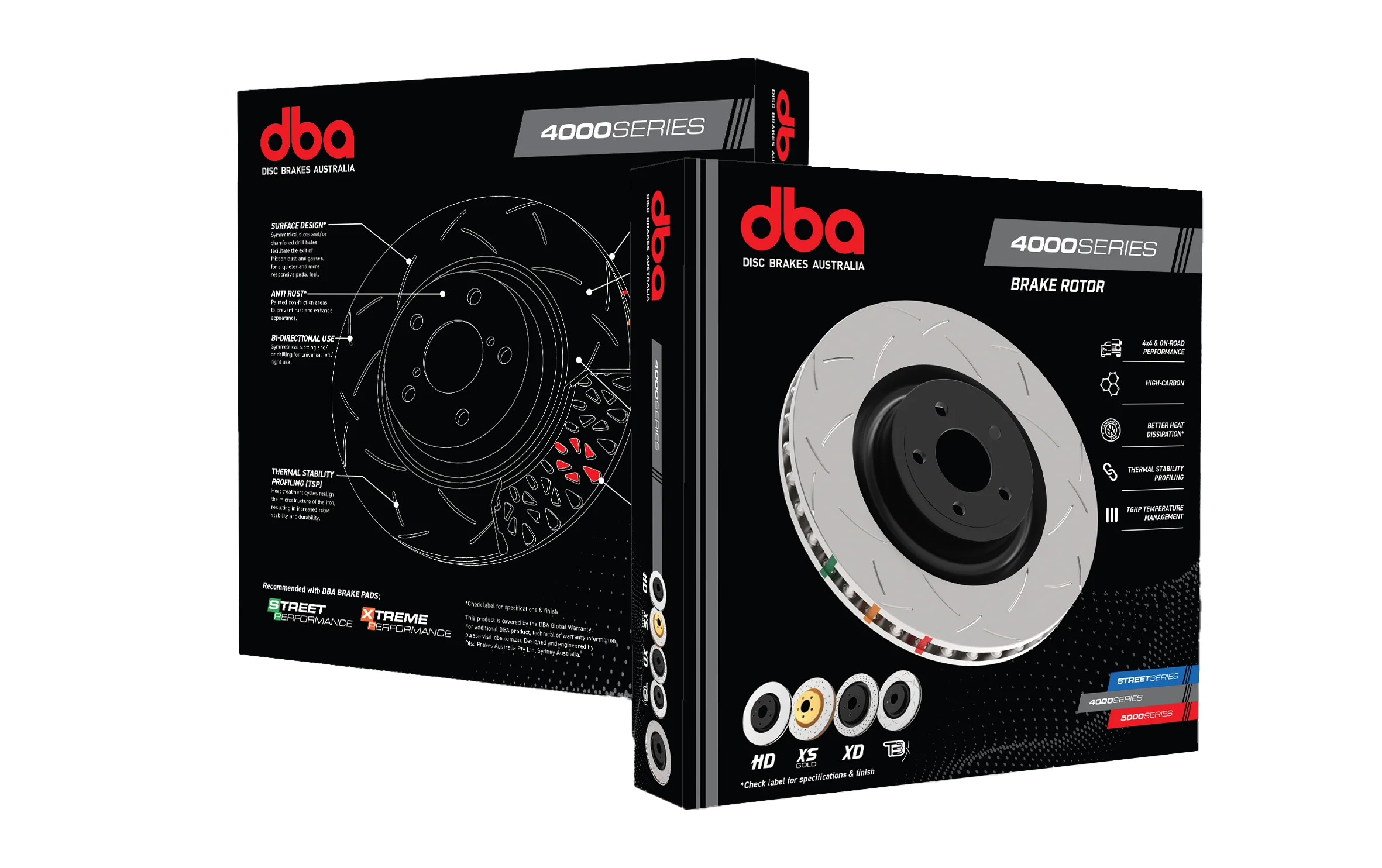 DBA 4000 Series T3 Front Disc Brake Slotted Rotor For Nissan Skyline R34 GTT/GT 42304S (310mm) - Image 3