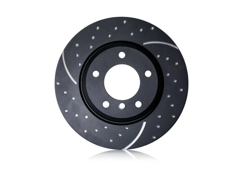 EBC GD Dimpled & Slotted Sport Fast Street Front Brake Rotor Set For Nissan Skyline R33 GTS25T RB25DET (296mm) GD1229 - Image 2