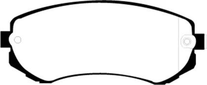 EBC Greenstuff 2000 Street Sport Front Brake Pads For Nissan Skyline R32 GXI DP21279 - Image 2