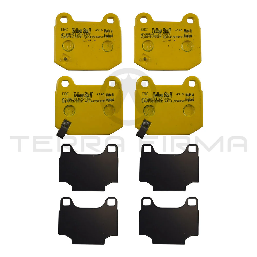 EBC Yellowstuff 4000 Street/Track Rear Brake Pads For Nissan Skyline R33 R34 GTR DP41537R - Image 2