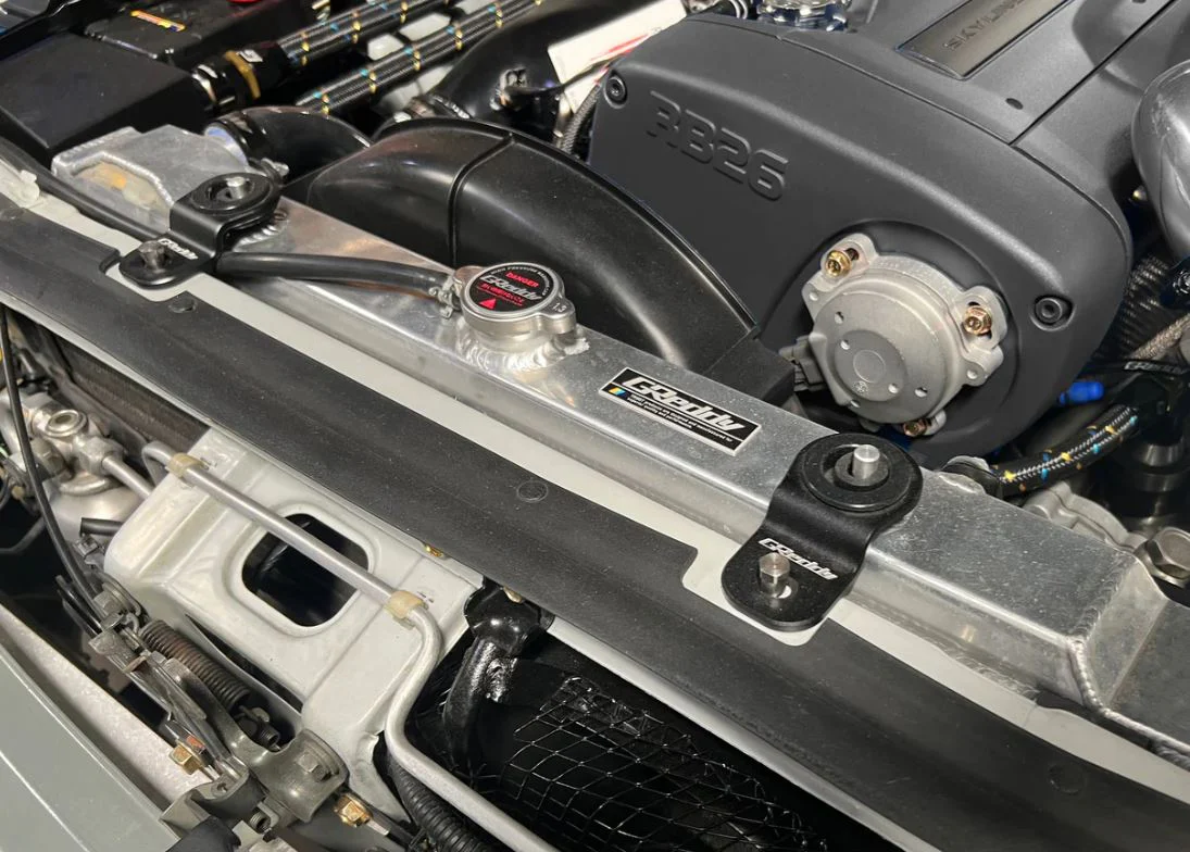 Greddy Billet Radiator Support Upper Bracket For Nissan Skyline R33 GTR - Image 3