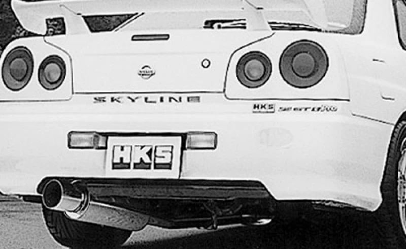 HKS SILENT Hi-POWER Exhaust For Nissan Skyline R34 GTT/GT (2-Door Models) 31019-AN012 - Image 2