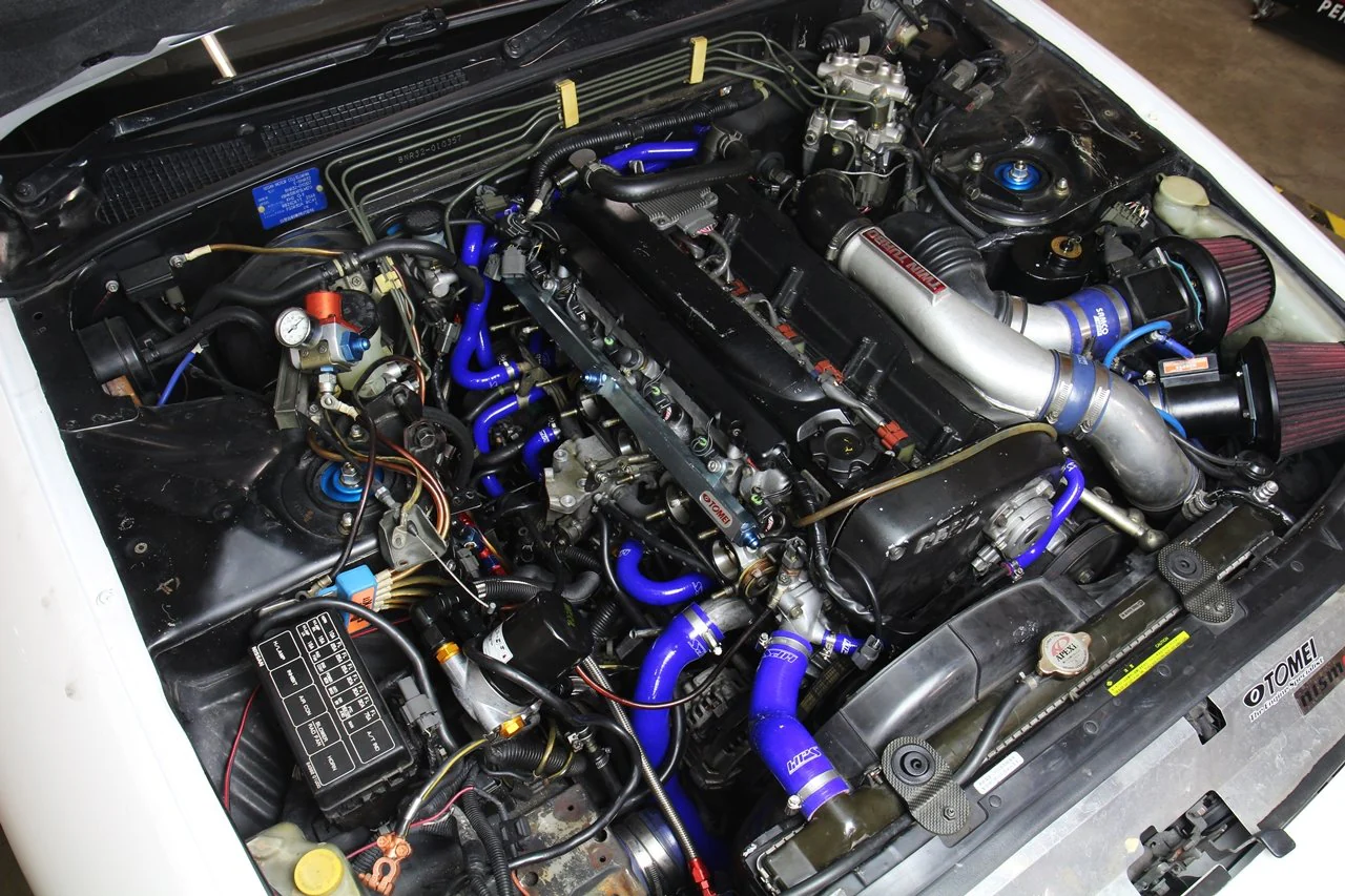 HPS Blue Silicone Radiator & Heater Coolant Hose Kit For Nissan Skyline R32 GTR - Image 2