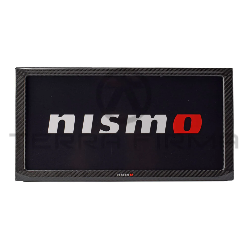 NISMO Carbon Fiber Front License Plate Rim (JDM Plate) - Image 2