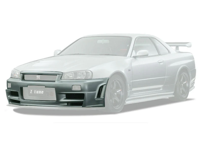 NISMO Z-Tune Front Bumper For Nissan Skyline R34 GTR - Image 2