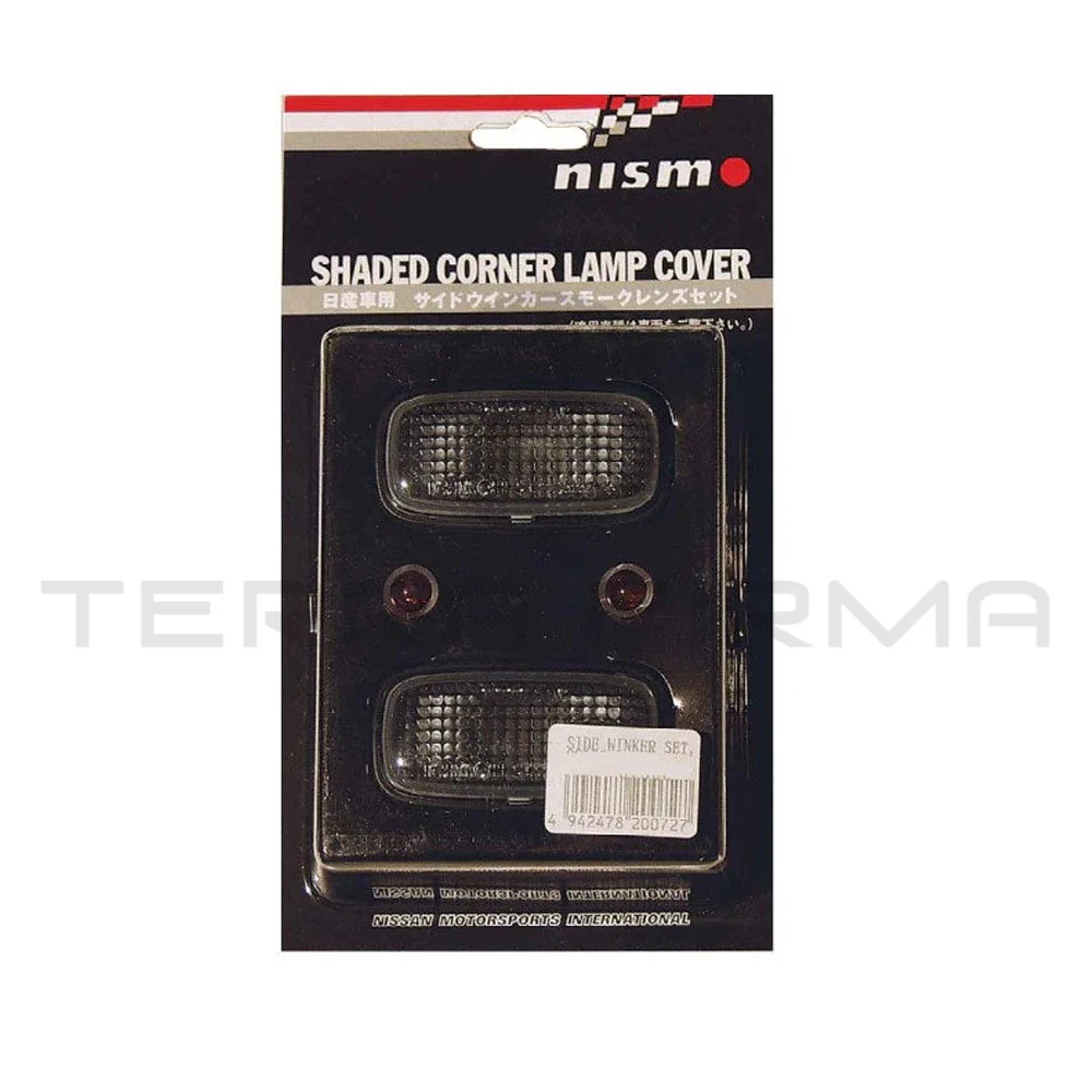 NISMO Front Fender Side Marker Lamp Lens (Gray Smoked Type) For Nissan Stagea C34