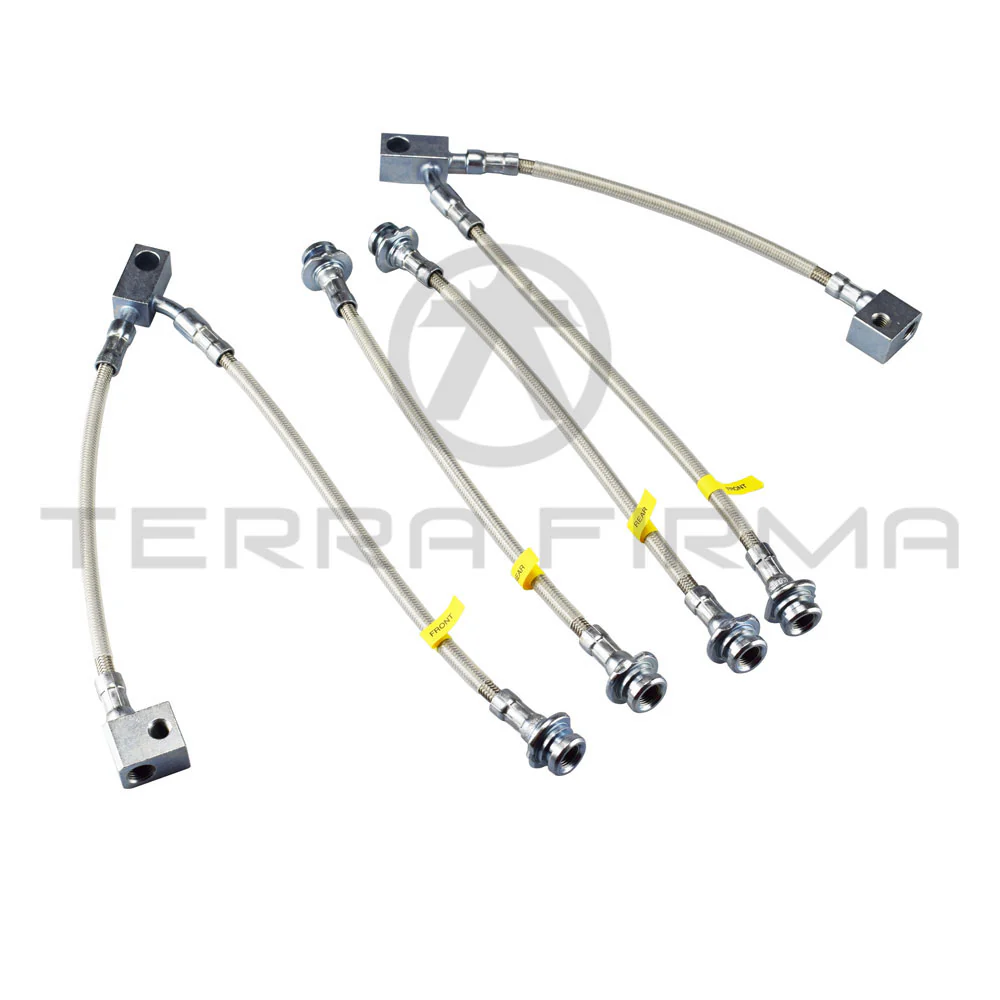 NISMO Stainless Brake Hose Set For Nissan Skyline R32 GTST
