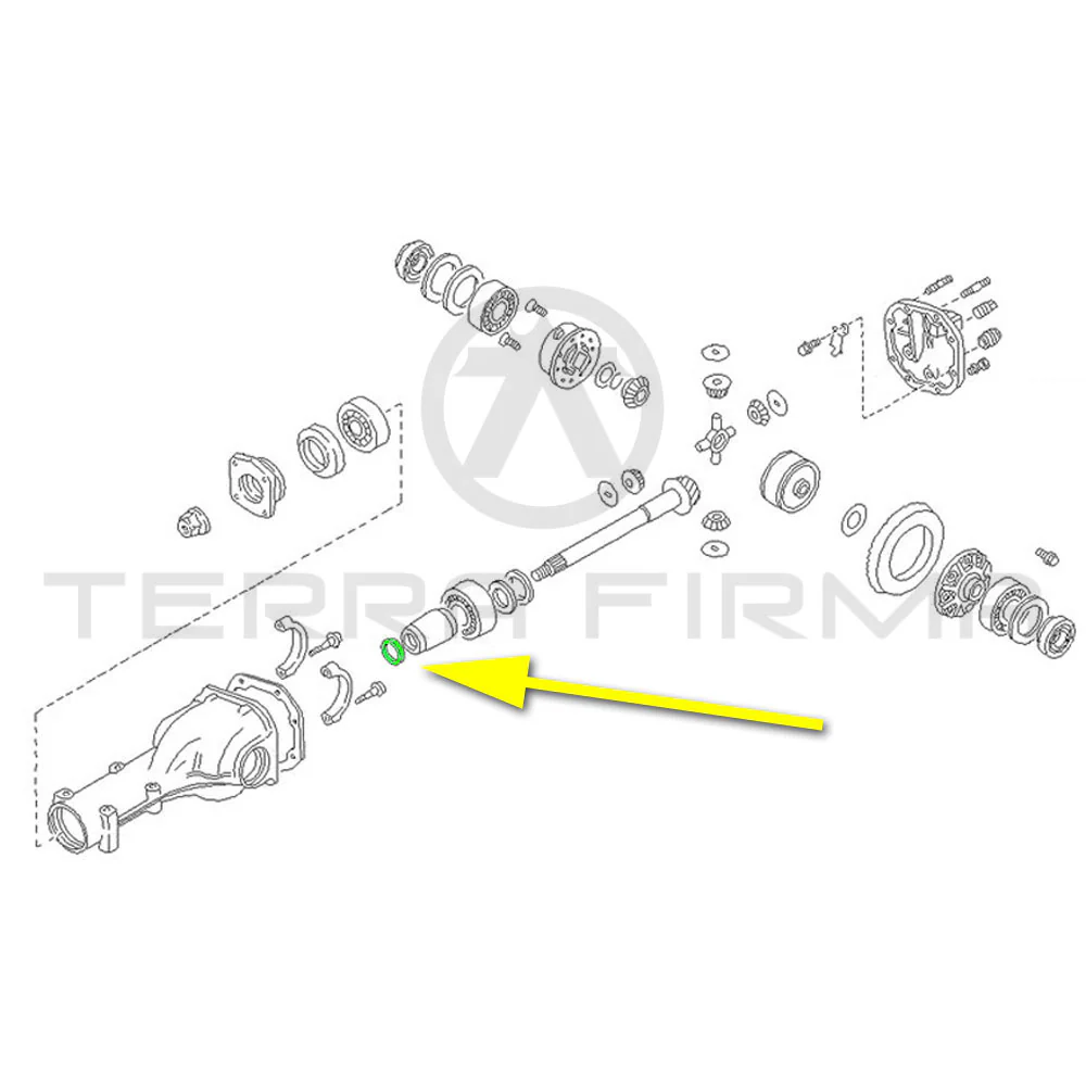 Nissan Silvia/180SX/200SX S13 S14 S15 Rear End Drive Pinion Adjust Washer (Forward) 3.91mm - Image 2