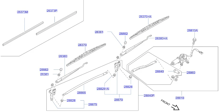 Nissan Fairlady/300ZX Z32 Windshield Wiper Arm Cap