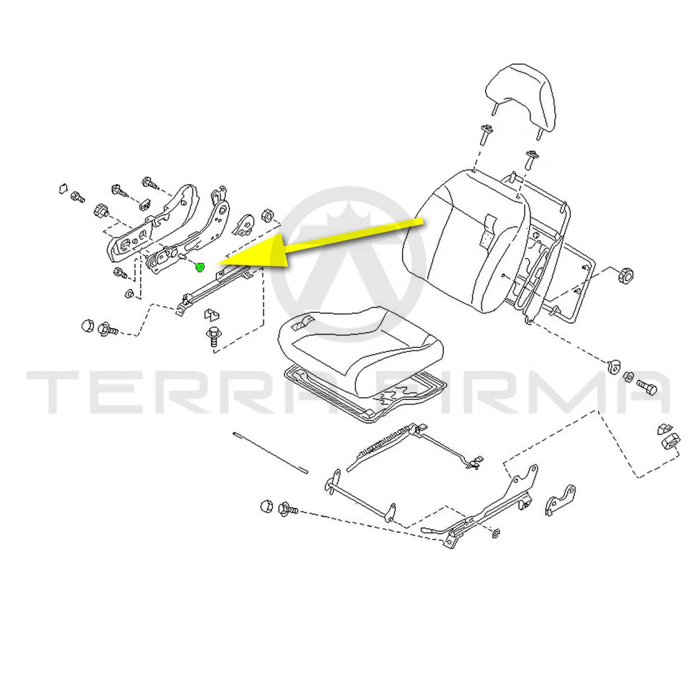 Nissan Laurel C33 Front Seat Bushing, Center - Image 4