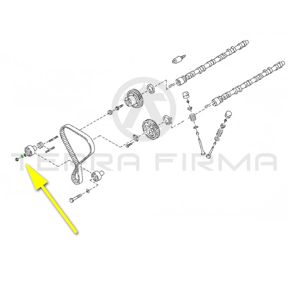 Nissan Skyline R32 R33 R34 Timing Belt Tensioner Wave Washer RB26/25/20 - Image 2