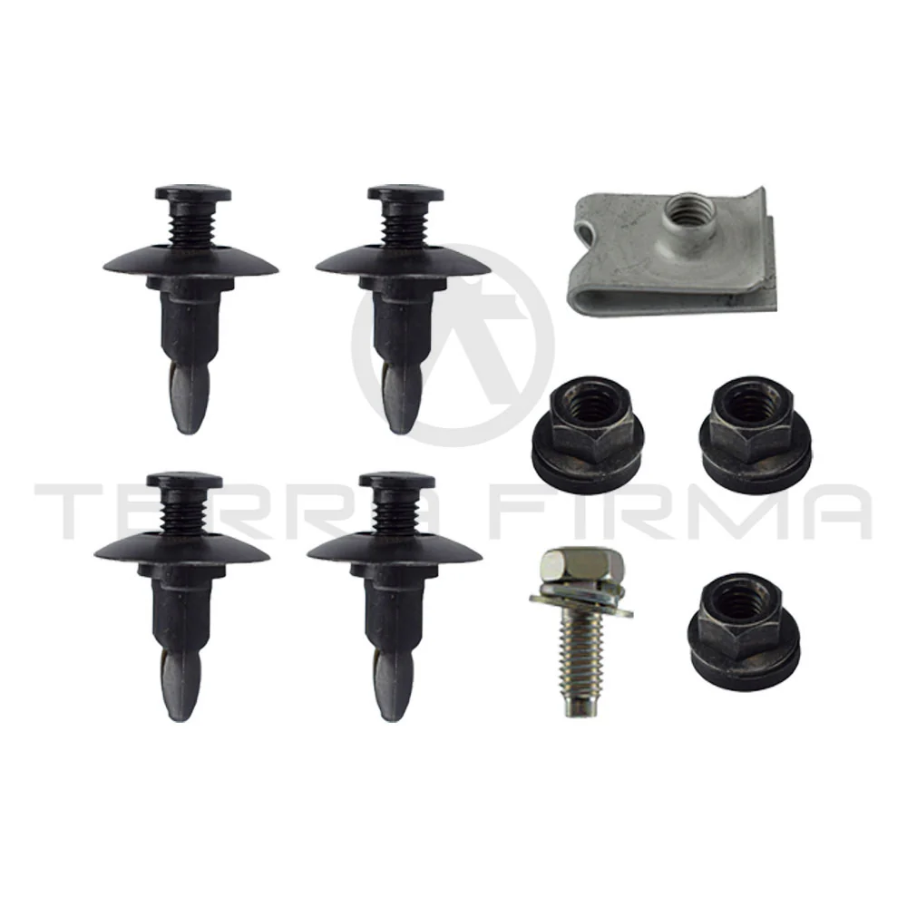 Nissan Skyline R32 Rear Bumper Fascia Mounting Hardware Kit