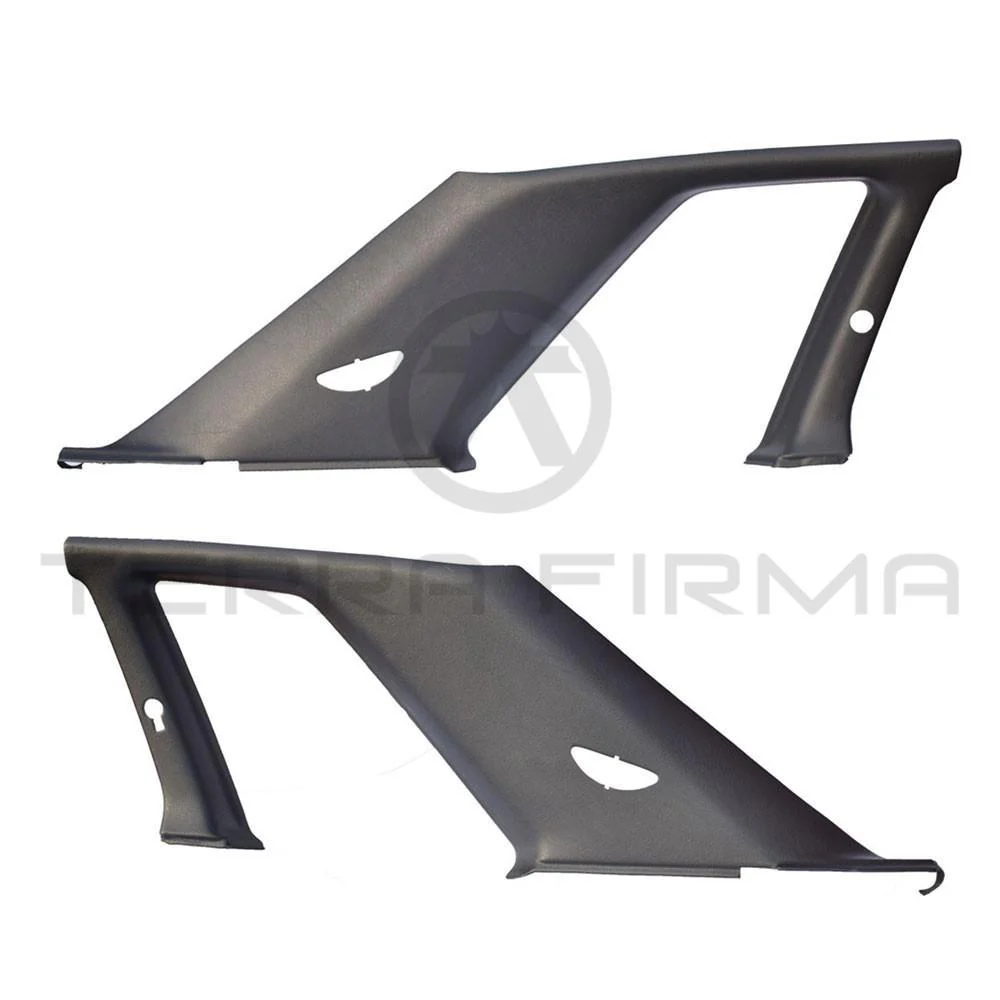 Nissan Skyline R32 Rear Pillar Finisher Moldings Pair, 2-Door Models