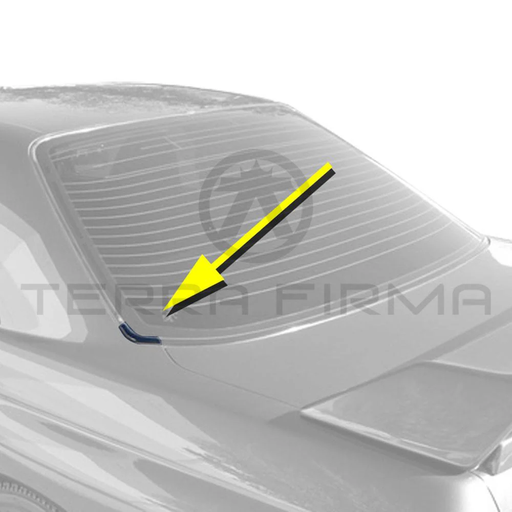 Nissan Skyline R32 Rear Window Molding Lower Left, 2-Door Models - Image 4