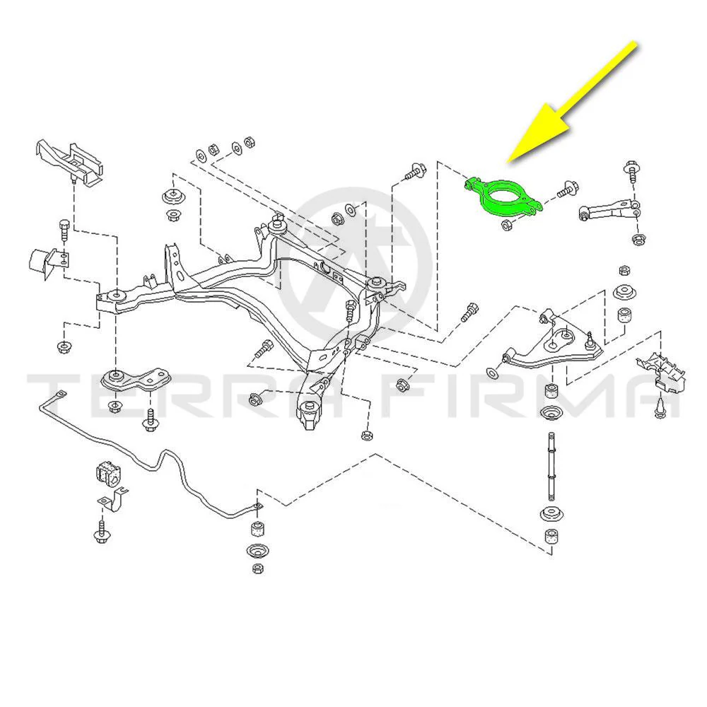 Nissan Skyline R32 Rear Upper Control Arm Link, Rear Position (55130M) - Image 3