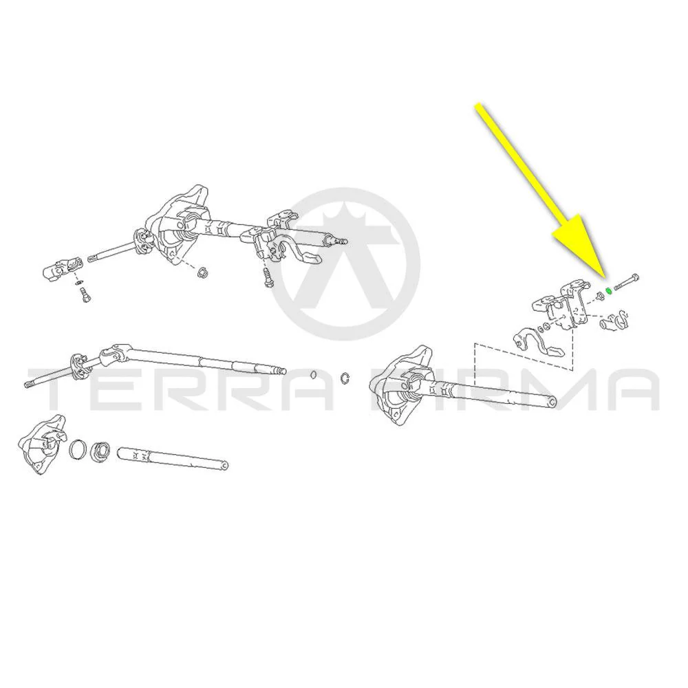 Nissan Skyline R32 Steering Column Snap Ring - Image 2