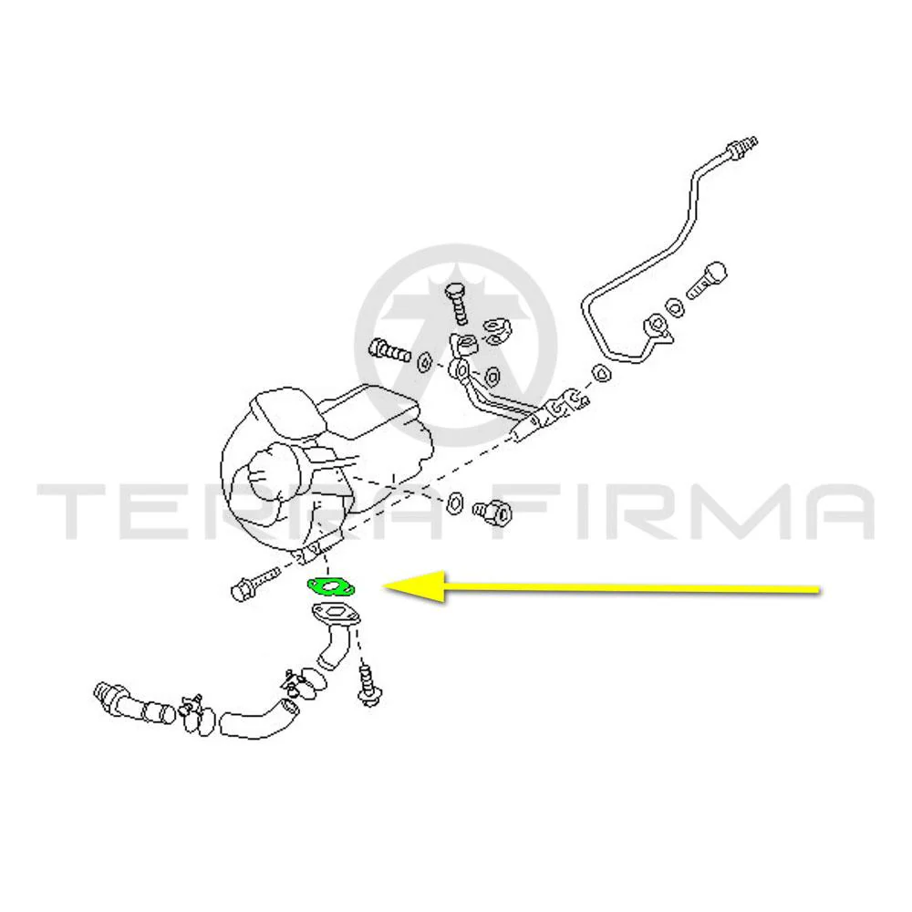 Nissan Skyline R32 R33 R34 GTR Turbo Charger Oil Outlet Gasket - Image 3