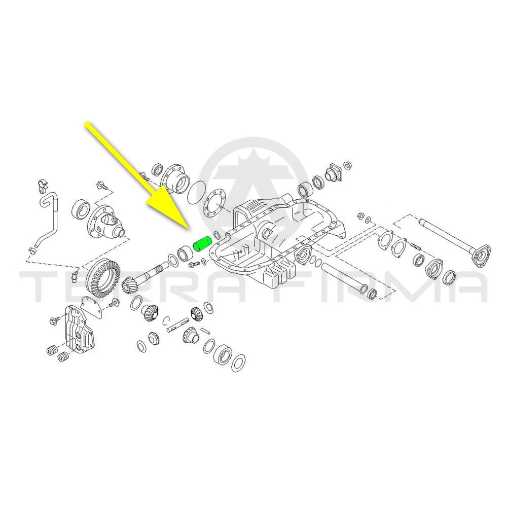 Nissan Skyline R32 R33 R34 Front Final Drive Pinion Spacer 57.20mm - Image 3
