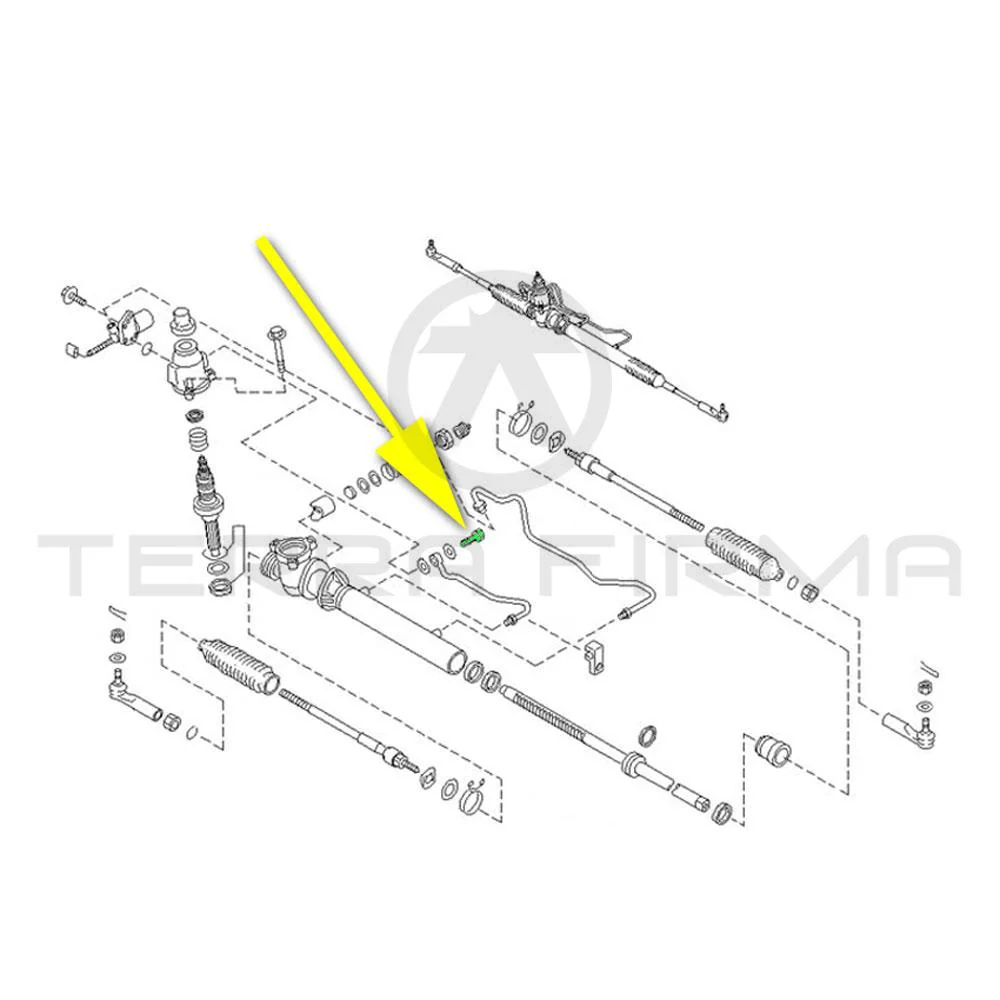 Nissan Skyline R33 GTR Power Steering Line Banjo Bolt - Image 4