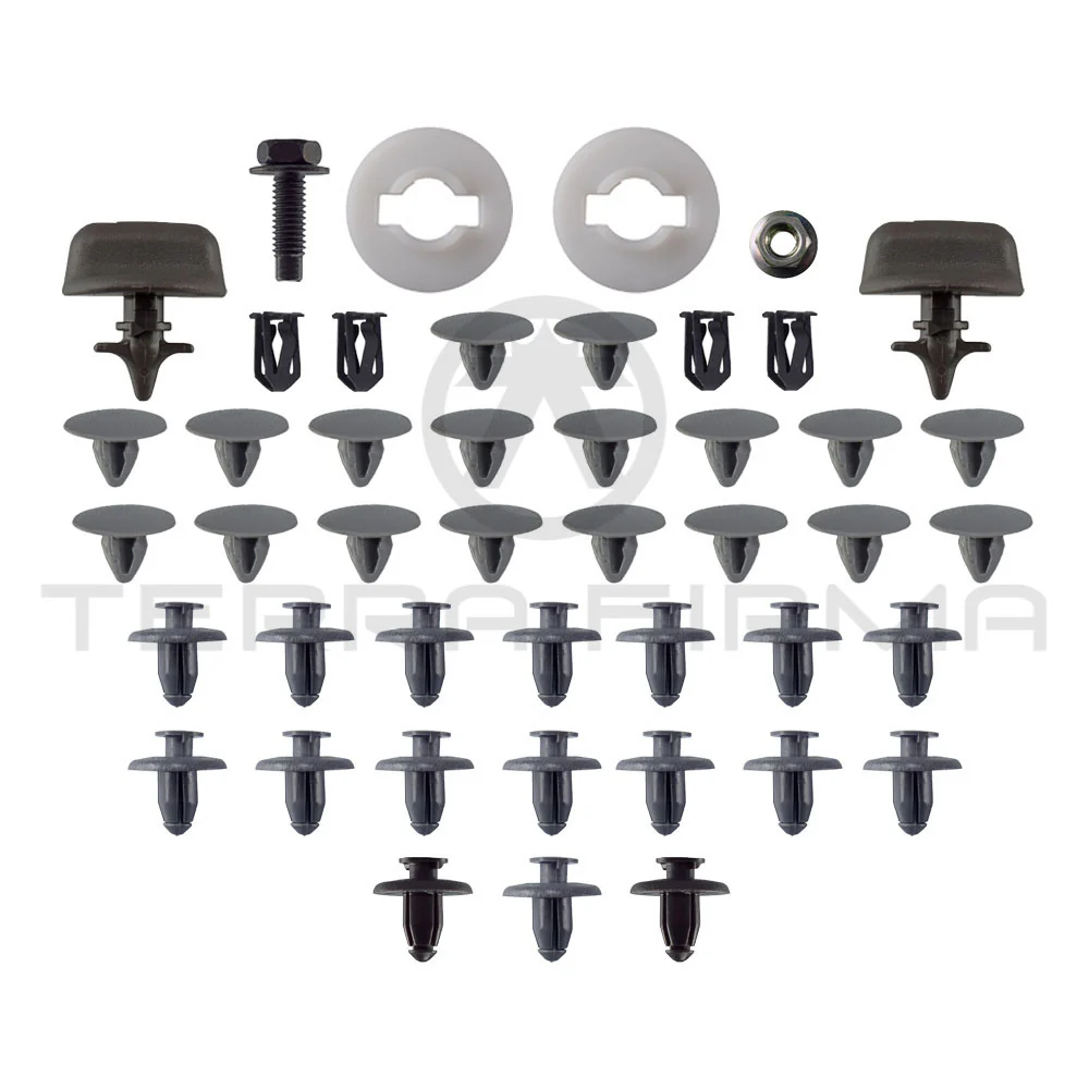 Nissan Skyline R33 GTR Trunk Panel Finisher Clip Kit (Mid) Series 2