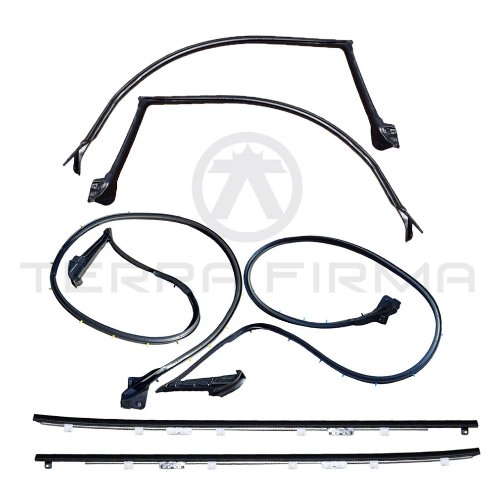 Nissan Skyline R34 Door Seal Weatherstrip Master Kit, 2-Door Models