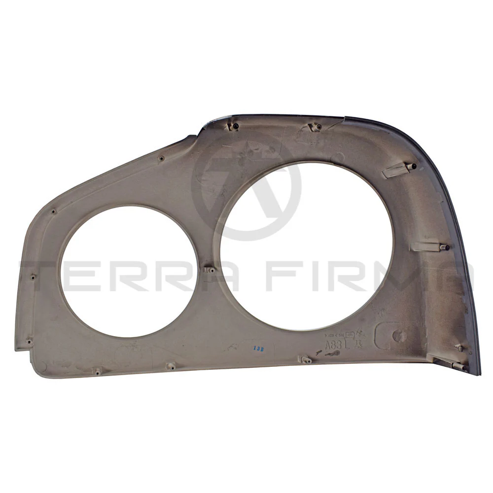 Nissan Skyline R34 (Except GTR) Left Taillight Assembly Rim Cover GV1 Black Pearl, 2-Door Models - Image 2