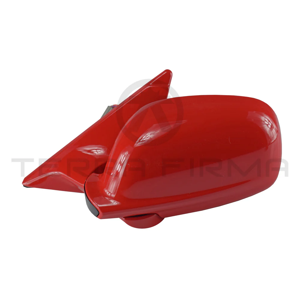 Nissan Skyline R34 Folding Side Mirror Assembly AR2 Active Red Left, 2-door Models - Image 3