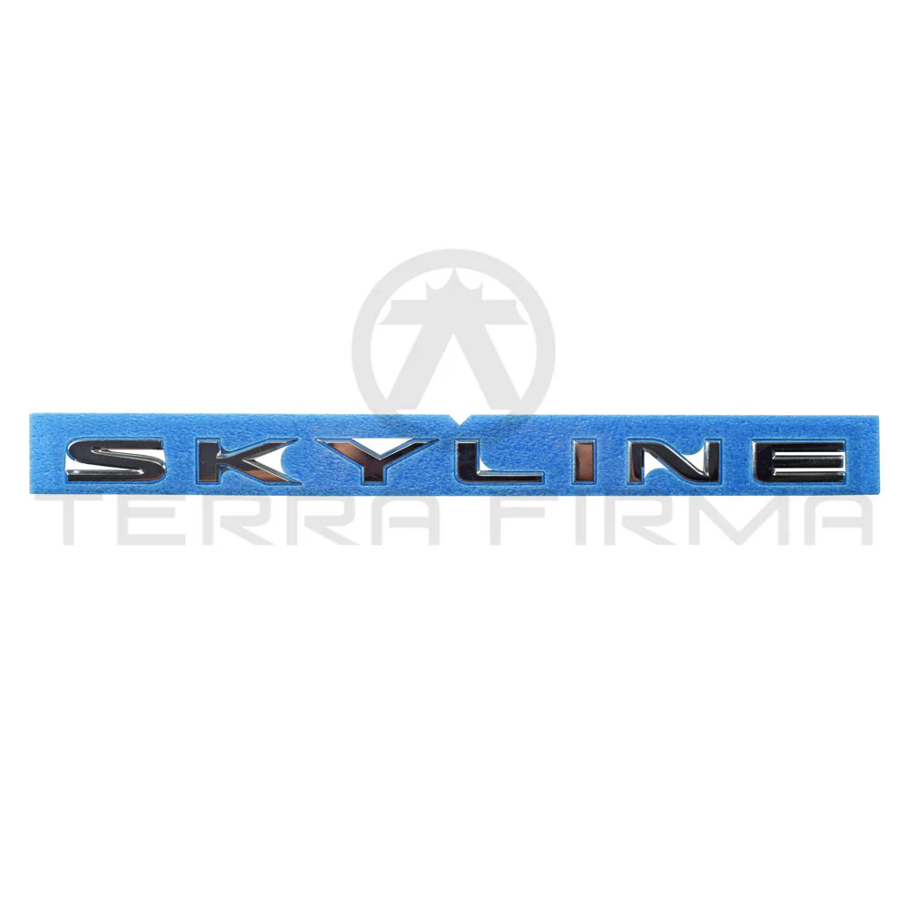Nissan Skyline R34 GT/GTT Trunk Lid Emblem SKYLINE (Late), 2-Door Models