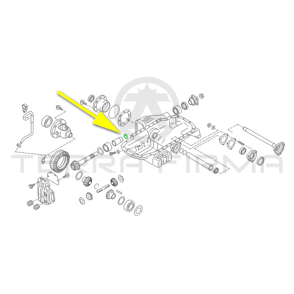 Nissan Stagea C34 Front Drive Pinion Adjust Washer (Rear) 2.31mm RB26/25 (All Wheel Drive) - Image 2