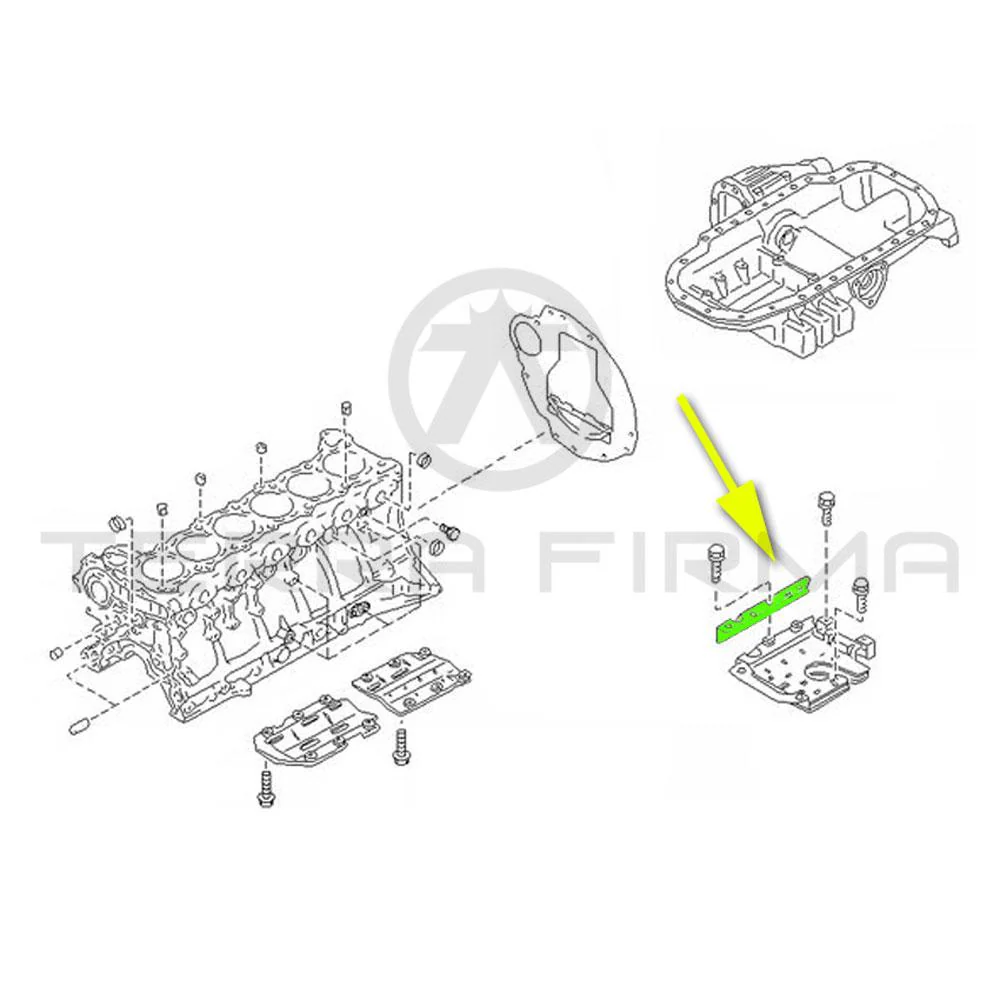 Nissan Stagea C34 Deflector Oil Pan Baffle Plate RB26/25 (All Wheel Drive) - Image 4