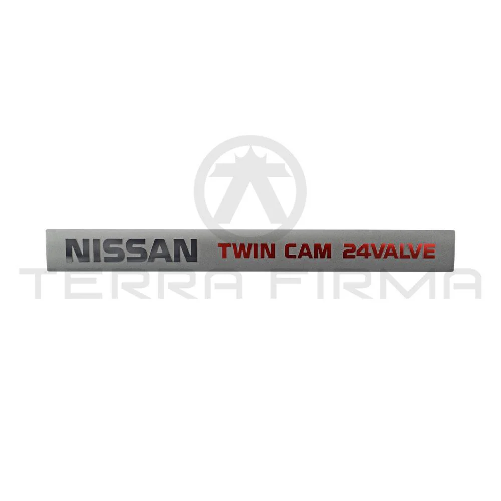 Nissan Stagea C34 260RS Engine Valley Ornament Emblem, Series 1.5 RB26DETT - Image 2