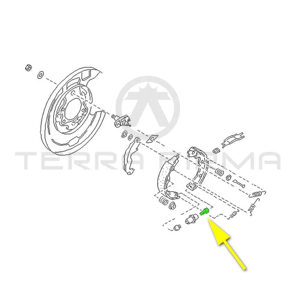 Nissan Stagea C34 Rear Parking Brake Adjuster Screw - Image 2