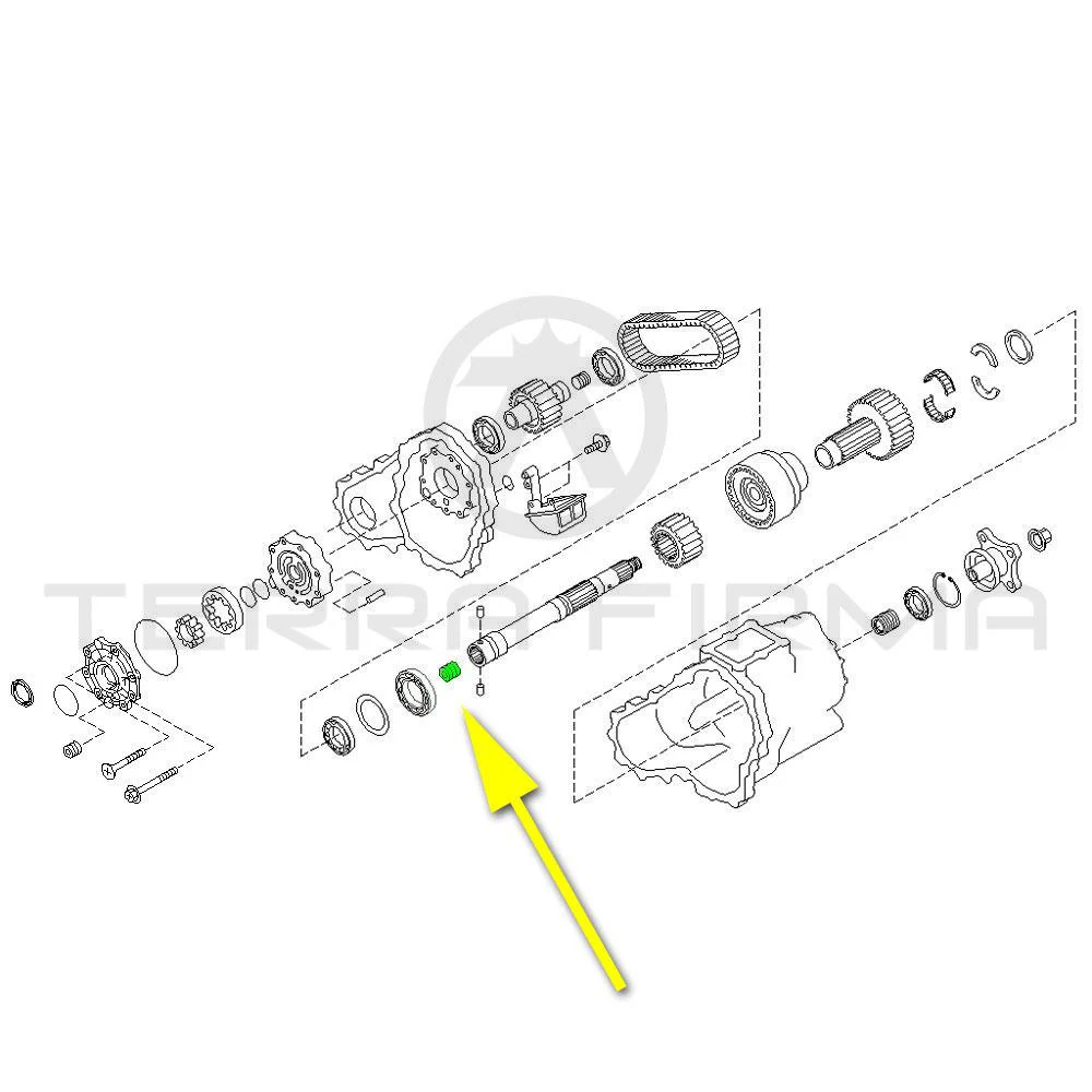 Nissan Stagea C34 Transfer Drive Shaft Plug RB26/25 (All Wheel Drive) - Image 3