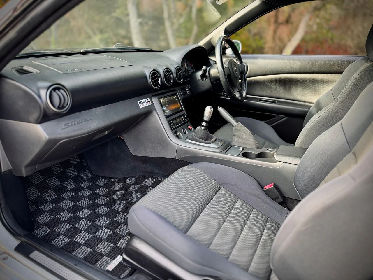 Phase 2 P2M Race Floor Mats (Dark Grey) For Nissan Silvia S15 - Image 3